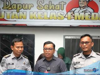 Dinas Kesehatan Lakukan Survei Dapur Sehat Rutan Kelas I Medan